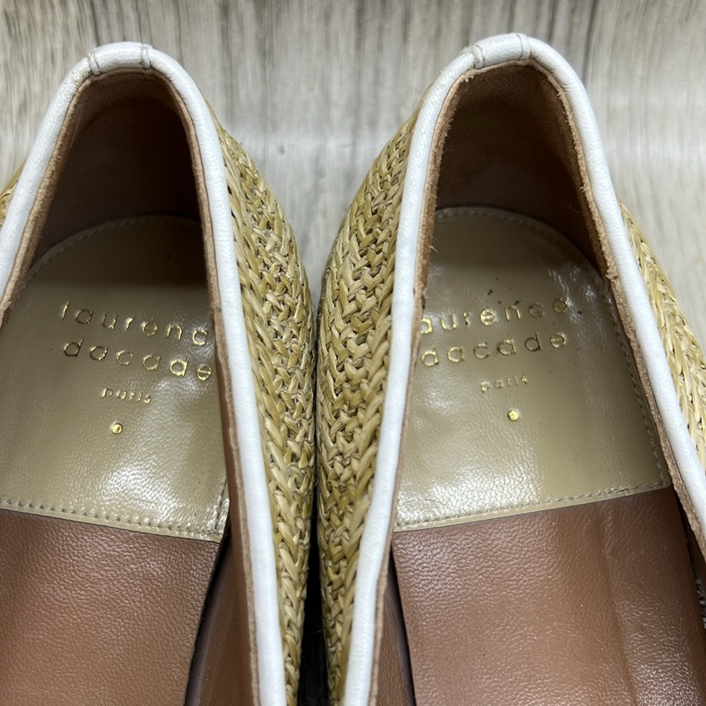 LAURENCE DACADE Rufus Raffia Loafers - Picture 4 of 12